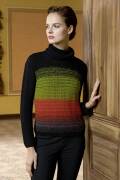 Strickset Pullover Lang Yarns MERINO  LACE mit Anleitung in garnwelt-Box S