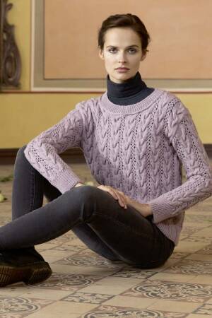 Knitting set Sweater MERINO 150 with knitting instructions in garnwelt box