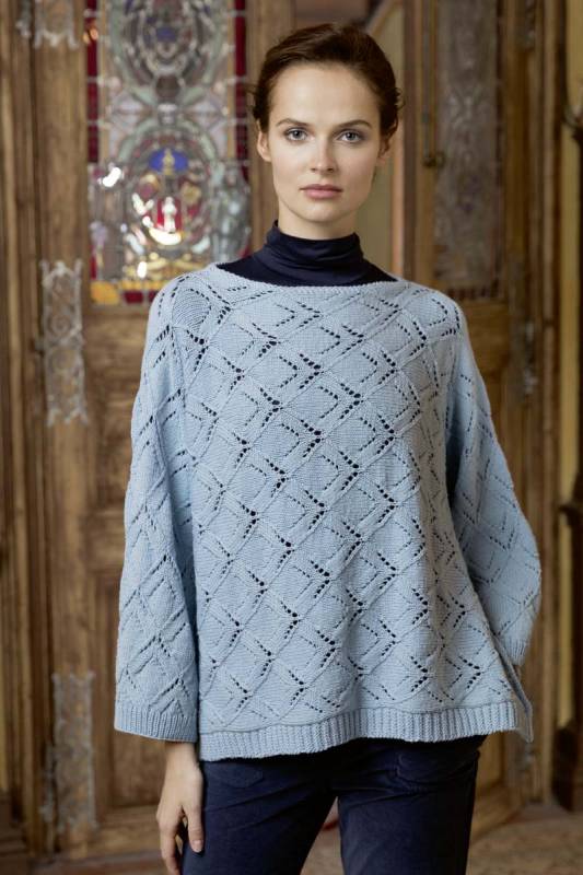 Knitting set Sweater MERINO 150 with knitting instructions in garnwelt box in size S-M