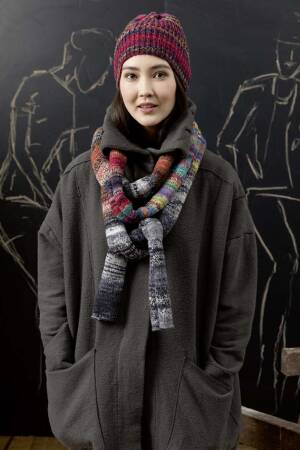Strickset Mütze Lang Yarns BJÖRK mit Anleitung in garnwelt-Box