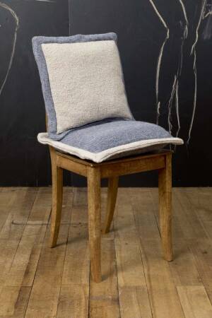 Strickset Kissen Lang Yarns LOFT mit Anleitung in garnwelt-Box ca 40 x 40 cm