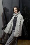 Strickset Schal Lang Yarns MALOU LIGHT mit Anleitung in garnwelt-Box ca 30 x 180 cm