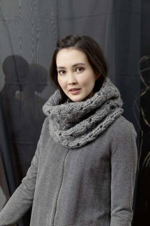 Strickset Loop Lang Yarns MALOU LIGHT mit Anleitung in garnwelt-Box ca 37 x 80 cm