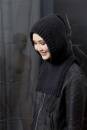 Knitting set Collar with hood MERINO 70 with knitting instructions in garnwelt box in size S