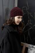 Knitting set Hat MALOU LIGHT with knitting instructions...