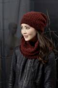 Knitting set Cowl  with knitting instructions in garnwelt...