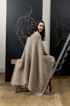 Strickset Decke Lang Yarns MALOU LIGHT mit Anleitung in garnwelt-Box