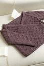 Knitting set Wrap front jacket BABY COTTON with knitting instructions in garnwelt box