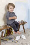 Knitting set Baby cardigan MERINO 400 LACE with knitting instructions in garnwelt box in size 62