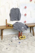 Knitting set Cardigan MERINO 400 LACE with knitting instructions in garnwelt box in size 92