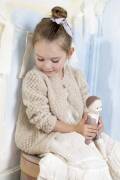 Strickset Jacke Lang Yarns ALPACA SUPERLIGHT mit Anleitung in garnwelt-Box 92-98