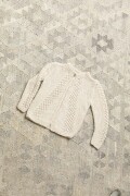 Knitting set Cardigan  with knitting instructions in garnwelt box in size 104-110