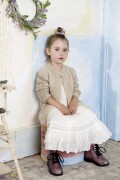 Knitting set Cardigan  with knitting instructions in garnwelt box in size 104-110