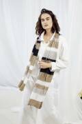Strickset Schal Lang Yarns LINO mit Anleitung in...