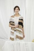 Strickset Schal Lang Yarns LINO mit Anleitung in...