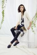 Strickset Jacke Lang Yarns CANAPA / LACE mit Anleitung in...