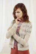 Knitting set Cardigan  with knitting instructions in garnwelt box in size S-M