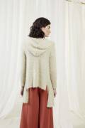 Strickset Jacke mit Kapuze Lang Yarns CANAPA / CARA mit Anleitung in garnwelt-Box S