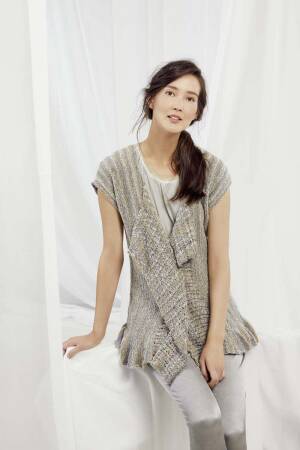 Strickset Jacke Lang Yarns LINDA mit Anleitung in garnwelt-Box