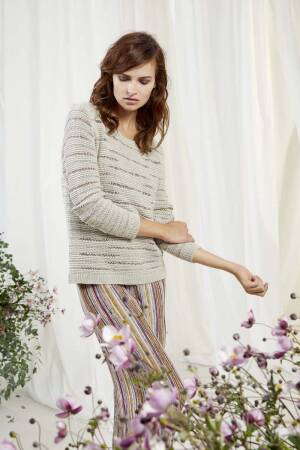 Strickset Pullover Lang Yarns FILO / GAIA mit Anleitung in garnwelt-Box S