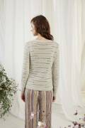 Strickset Pullover Lang Yarns FILO / GAIA mit Anleitung in garnwelt-Box S