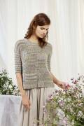 Strickset Pullover Lang Yarns LINDA mit Anleitung in garnwelt-Box S