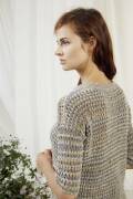 Strickset Pullover Lang Yarns LINDA mit Anleitung in garnwelt-Box S
