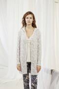 Knitting set Jacket with hood  with knitting instructions in garnwelt box