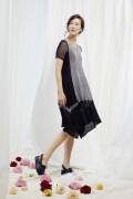 Strickset Kleid Lang Yarns LINO / CANAPA mit Anleitung in garnwelt-Box S-M