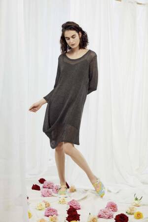 Strickset Kleid Lang Yarns CANAPA mit Anleitung in garnwelt-Box one size