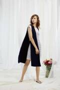 Strickset Kleid Lang Yarns GOLF mit Anleitung in...
