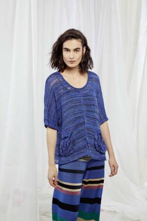 Strickset Pullover Lang Yarns ELLA COLOR mit Anleitung in garnwelt-Box