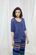 Strickset Pullover Lang Yarns ELLA COLOR mit Anleitung in...