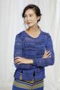 Strickset Pullover Lang Yarns ELLA COLOR mit Anleitung in garnwelt-Box