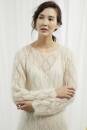 Knitting set Dress MOHAIR LUXE with knitting instructions in garnwelt box in size S-M