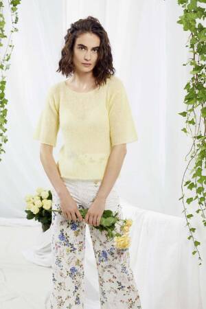 Strickset Pullover Lang Yarns MOHAIR LUXE mit Anleitung in garnwelt-Box