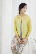 Strickset Jacke Lang Yarns MOHAIR LUXE mit Anleitung in garnwelt-Box S