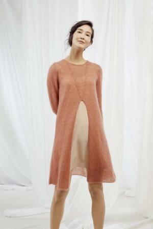 Strickset Tunika Lang Yarns MOHAIR LUXE mit Anleitung in garnwelt-Box
