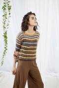 Strickset Pullover Lang Yarns CARA / LACE mit Anleitung in garnwelt-Box S