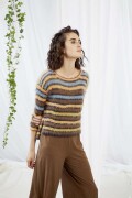Strickset Pullover Lang Yarns CARA / LACE mit Anleitung in garnwelt-Box M