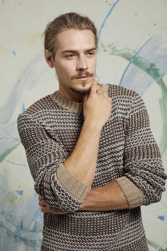 Strickset Pullover  mit Anleitung in garnwelt-Box in Gre L