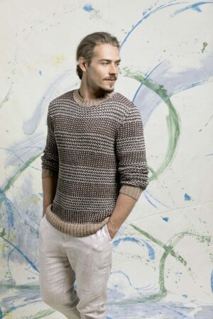 Strickset Pullover Lang Yarns GAMMA mit Anleitung in garnwelt-Box XL