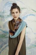 Strickset Schal Lang Yarns NORMA / FIORA mit Anleitung in garnwelt-Box ca 22x180 cm