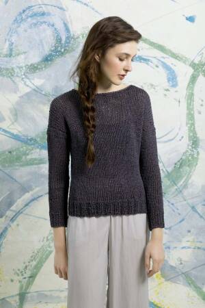 Strickset Pullover Lang Yarns LINO mit Anleitung in garnwelt-Box S