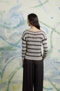Knitting set Sweater LINO with knitting instructions in...