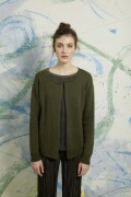 Knitting set Cardigan  with knitting instructions in garnwelt box in size XL
