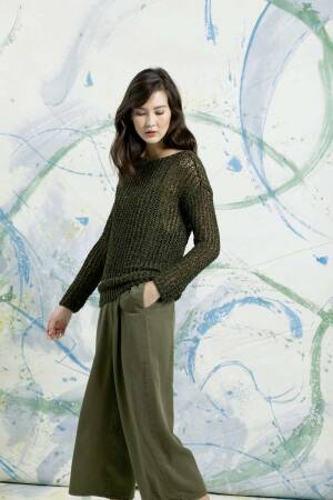 Strickset Pullover Lang Yarns OMBRA mit Anleitung in garnwelt-Box S