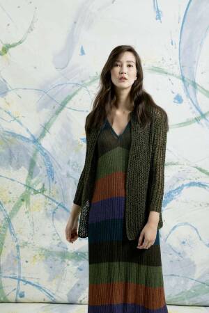 Strickset Jacke Lang Yarns OMBRA mit Anleitung in garnwelt-Box