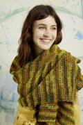Knitting set Stole  with knitting instructions in garnwelt box