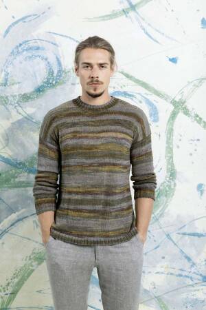 Strickset Pullover Lang Yarns MILTON mit Anleitung in garnwelt-Box